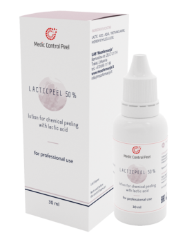 Medic Control Peel Lacticpeel 50% (Лосьон-гель для поверхностного химического пилинга), 30 мл.