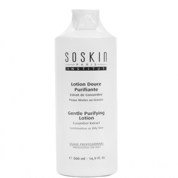 Soskin Gentle Purifying Lotion - Combination or Oily Skin (Очищающий лосьон-тоник для жирной и комбинированной кожи), 250 мл