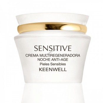 Keenwell Sensitive anti-aging multiregenerating night cream (Восстанавливающий омолаживающий ночной крем), 50 мл