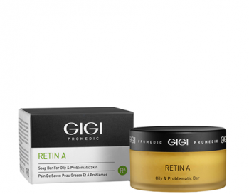 GIGI Retin A Soap Bar for Oily Skin (Мыло в банке со спонжем для жирной кожи), 100 гр