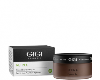GIGI Retin A Pigment Soap Bar (Мыло в банке со спонжем «Антипигмент»), 100 гр