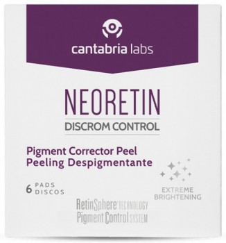 Cantabria NEORETIN Discrom Control Lightening Peel (Oсветляющий пилинг: диски с пропиткой), 6 шт х 1 мл