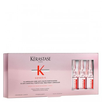 Kerastase Genesis 10 Ampoules Cure Anti-Chute Fortifiantes (Ампулы от выпадения волос для ослабленных и склонных к выпадению волос), 10 шт. по 6 мл