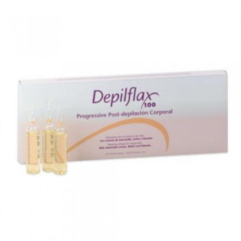 Depilflах100 Прогрессивное средство для тела после депиляции в ампулах, 12 *10 мл