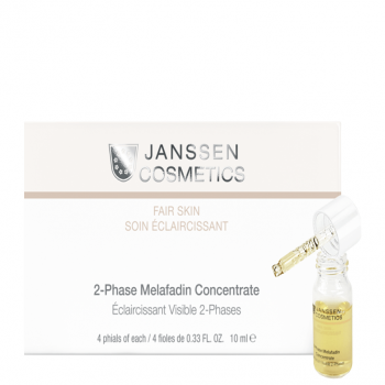 Janssen 2-Phase Melafadin Concentrate (Двухфазный осветляющий комплекс), 4 шт x 10 мл