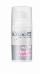 Biodroga Collagen Boost Eye Care (Омолаживающий крем для кожи вокруг глаз с трипептидами и гиалуроновой кислотой)