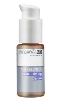 Biodroga Rosa-Calming Serum (Концентрированная сыворотка для смягчения покраснений и против купероза с тетрапептидами), 30 мл.