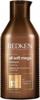 Redken All soft mega shampoo (Шампунь для очищения, питания и смягчения очень сухих и ломких волос)