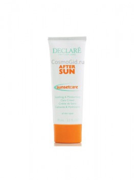 Declare sun Soothing & moisturizing care cream (Увлажняющий успокаивающий крем после загара), 75 мл