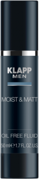 Klapp Men Moist & Matt Oilfree Fluid (Увлажняющий и матирующий флюид), 50 мл