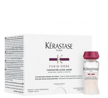 Kerastase Fusio-Dose Concentre Pixelist (Концентрат для окрашенных и поврежденных волос), 10 шт x 12 мл