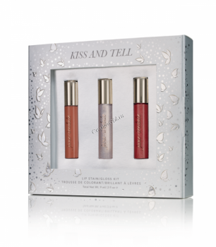 Jane Iredale Lip Trio Kiss and Tell (Трио блеска для губ Секрет поцелуя)