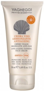 Vagheggi Anti-Ageing Tanning Face Cream SPF50+ (Солнцезащитный крем SPF50+ анти-эйдж для лица), 50 мл