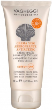 Vagheggi Anti-Ageing Tanning Face Cream SPF50+ (Солнцезащитный крем SPF50+ анти-эйдж для лица), 50 мл