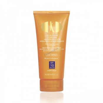 Keenwell Muisturizing & reaffirming multiprotection sun body milk (Увлажняющее подтягивающее молочко с мультизащитой), 150 мл.