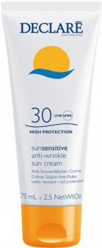 Declare Anti-Wrinkle Sun Cream SPF 30 (Солнцезащитный крем SPF 30 с омолаживающим действием), 75 мл