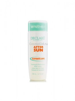 Declare sun Soothing & moisturizing body lotion (Увлажняющий успокаивающий лосьон после загара), 200 мл