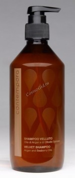 Barex Contempora velvet shampoo (Шампунь разглаживающий «Сияющий бархат» с маслом арганы и облепихи), 500 мл