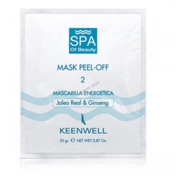 Keenwell Mask Peel-Off 2 Энергетическая маска, 12 шт. по 25 г