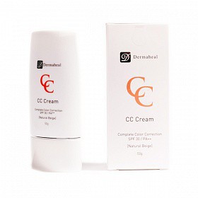 Dermaheal CC Cream (Tan Beige) СиСи Крем тональный омолаживающий (загар) SPF30 50 мл