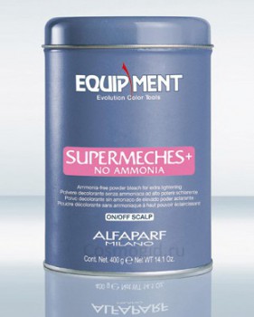 Alfaparf Eq supermeches no ammonia (Безаммиачный обесцвечивающий порошок для экстраосветления волос), 400 гр