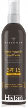 Histomer Аctive Protection Spray 15 (Солнцезащитный спрей для лица и тела SPF15), 200 мл