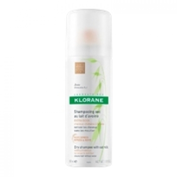 Klorane Shampoo (Восстанавливающий сухой шампунь с экстрактом овса, тонированный)