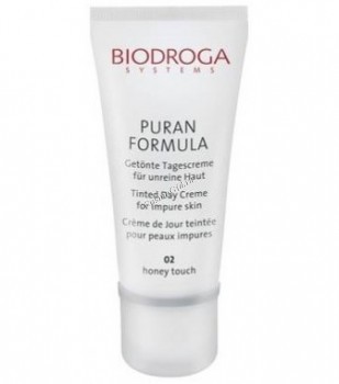 Biodroga Tined Day Cr&#232;me 01 "Honey touch" (Матирующий тональный крем для жирной кожи 02 медовый), 40 мл.