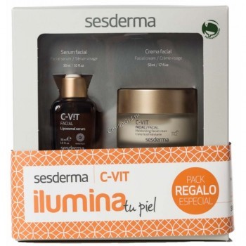 Sesderma C-vit kit (Набор из C-vit увлажняющий крем и липосомальная сыворотка)