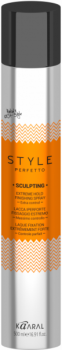 Kaaral Style Perfetto Sculpting Extreme Hold Finishing Spray (Лак защитный для волос экстрасильной фиксации), 500 мл