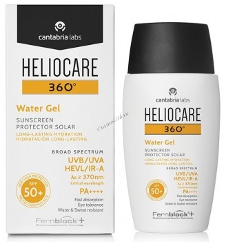 Cantabria HELIOCARE 360&#186; WATER GEL Sunscreen Солнцезащитный увлажняющий гель-флюид SPF 50+, 50 мл