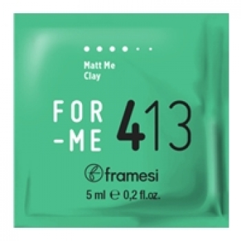 Framesi For-me 413 Matt Me Clay (Моделирующая матовая паста для волос сильной фиксации)