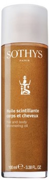 Sothys Hair And Body Shimmering Oil (Мерцающее масло для тела и волос), 100 мл