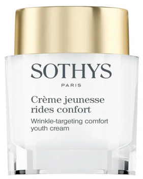 Sothys Wrinkle-Targeting Comfort Youth Cream (Насыщенный крем для коррекции морщин с глубоким регенерирующим действием, с защитой коллагена от гликации), 50 мл