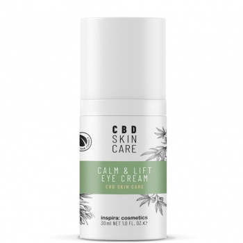 Inspira CBD Skin Care Calm & Lift Eye Cream (Антистресс лифтинг-крем для контура глаз с маслом CBD)