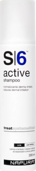 Napura S6 Active Shampoo (Трихологический шампунь против перхоти. Для раздраженной кожи)
