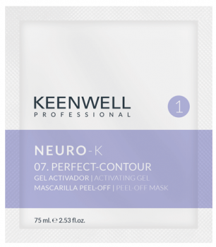 Keenwell NEURO-K 07. PERFECT-CONTOUR Peel-off Masks (Альгинатная маска для области вокруг глаз), 15 г + 75 мл