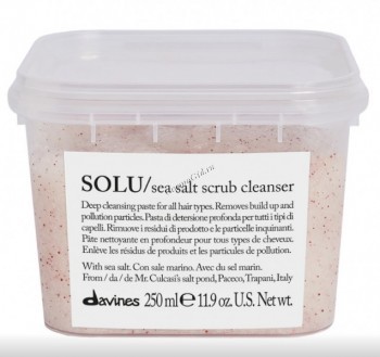 Davines Essential Haircare New Solu Sea Salt Scrab Cleanser (Очищающий скраб с морской солью) 