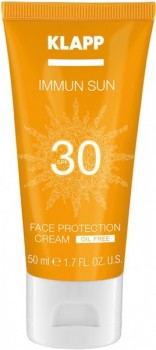 Klapp Immun Sun Face Protection Cream SPF30 (Солнцезащитный крем для лица), 50 мл