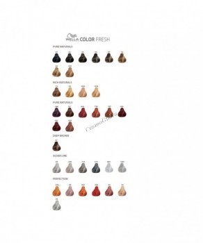 Wella Color Fresh Техническая карта цветов 2011/2012