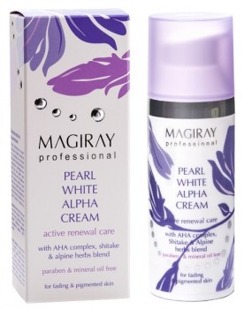 Magiray Pearl white alpha cream (Жемчужный Альфа-крем), 50 мл