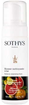 Sothys Radiance Cleansing Foam Grapefruit-Yuzu (Очищающая пенка для лица "Грейпфрут–Юзу"), 150 мл