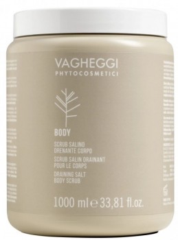 Vagheggi Body Draining Salt Scrub (Дренажный соляной скраб для тела), 1000 мл