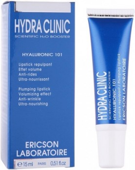Ericson laboratoire Hyaluronic 101 plumping lipstick (Экто-филлер для губ гиалуроник 101), 15 мл