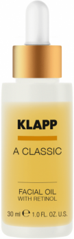Klapp A Classic Facial Oil with Retinol (Масло для лица с ретинолом), 30 мл