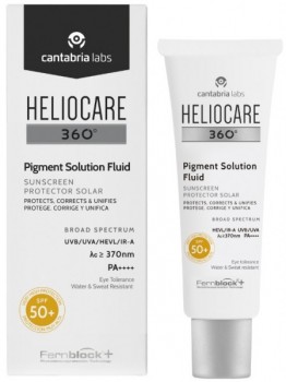 Cantabria HELIOCARE 360° Pigment Solution Fluid Sunscreen (Солнцезащитный флюид «Защита от пигментации» СЗФ 50+), 50 мл