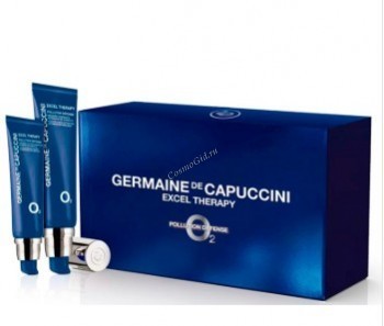 Germaine de Capuccini Excel Therapy O2 Pollut Def (Набор: эмульсия для лица кислородонасыщающая и крем для век), 2 средства