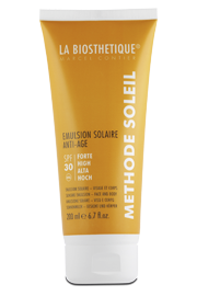 La biosthetique skin care methode securite soleil emulsion solaire anti-age spf-15 (Водостойкое солнцезащитное молочко для лица и тела), 200мл