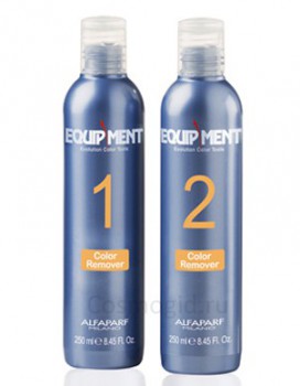 ALFAPARF Набор для снятия косметического цвета с волос EQ COLOR REMOVER KIT, 2*250мл