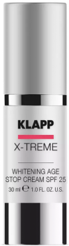 Klapp X-Treme Whitening Age Stop SPF 25 (Дневной защитный крем против пигментных пятен SPF 25), 30 мл